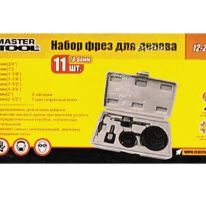 Набір фрез для дерева Mastertool (64-127мм) 12-2571
