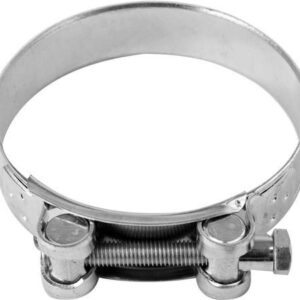 Хомут силовий (болтовий) з нержавіючої сталі 40*43