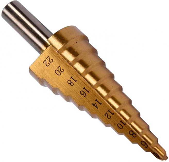 Ступіньчате спіральне свердло 4-32мм