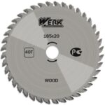 Диск по дереву 185х20 40 зуб. WERK 4332629