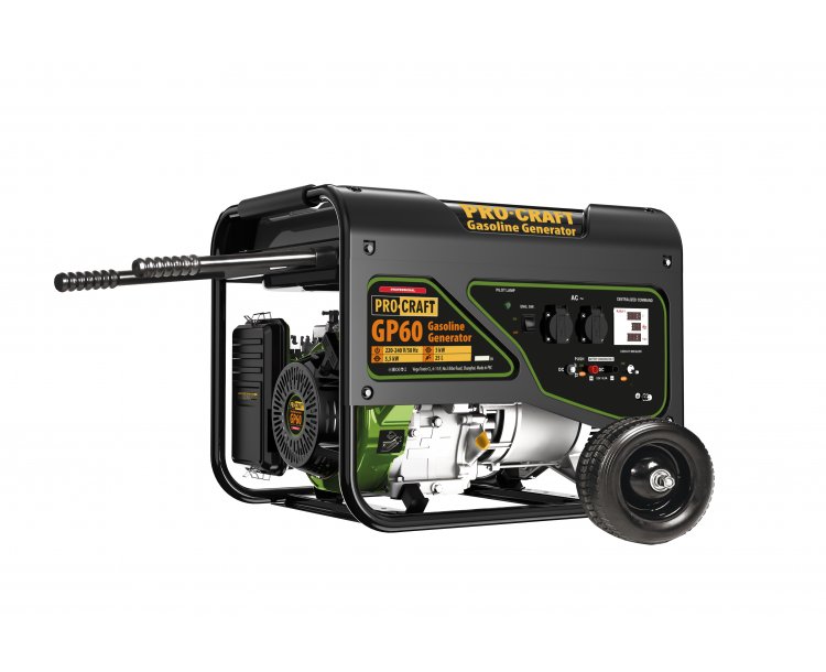 Генератор бензиновий PRO CRAFT GP60, 5,5кВт
