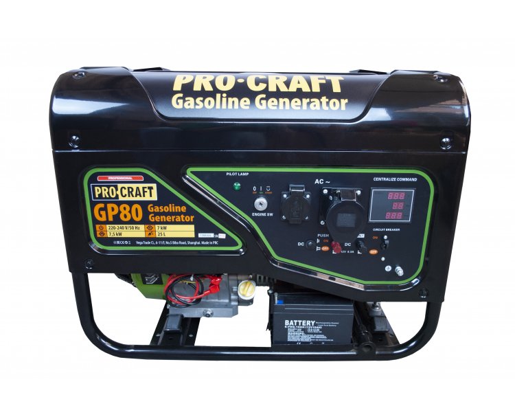 Генератор бензиновий PROCRAFT GP80