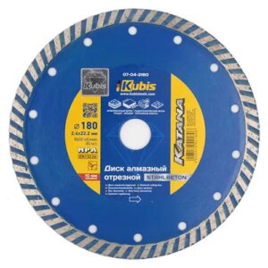 Диск по бетону 180*7 turbo (Kubis) 07-04-2180