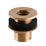 Врізка в бак латунна 1/2" (посилена)