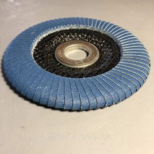 Круг пелюстковий торцевий радіальний 125мм Р40 Цирконієвий Haisser 5517742